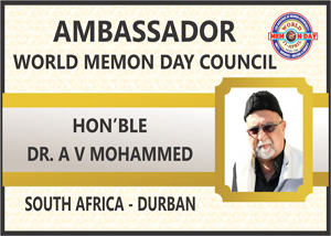 DR A V MOHAMMED SOUTH AFRICA DURBAN